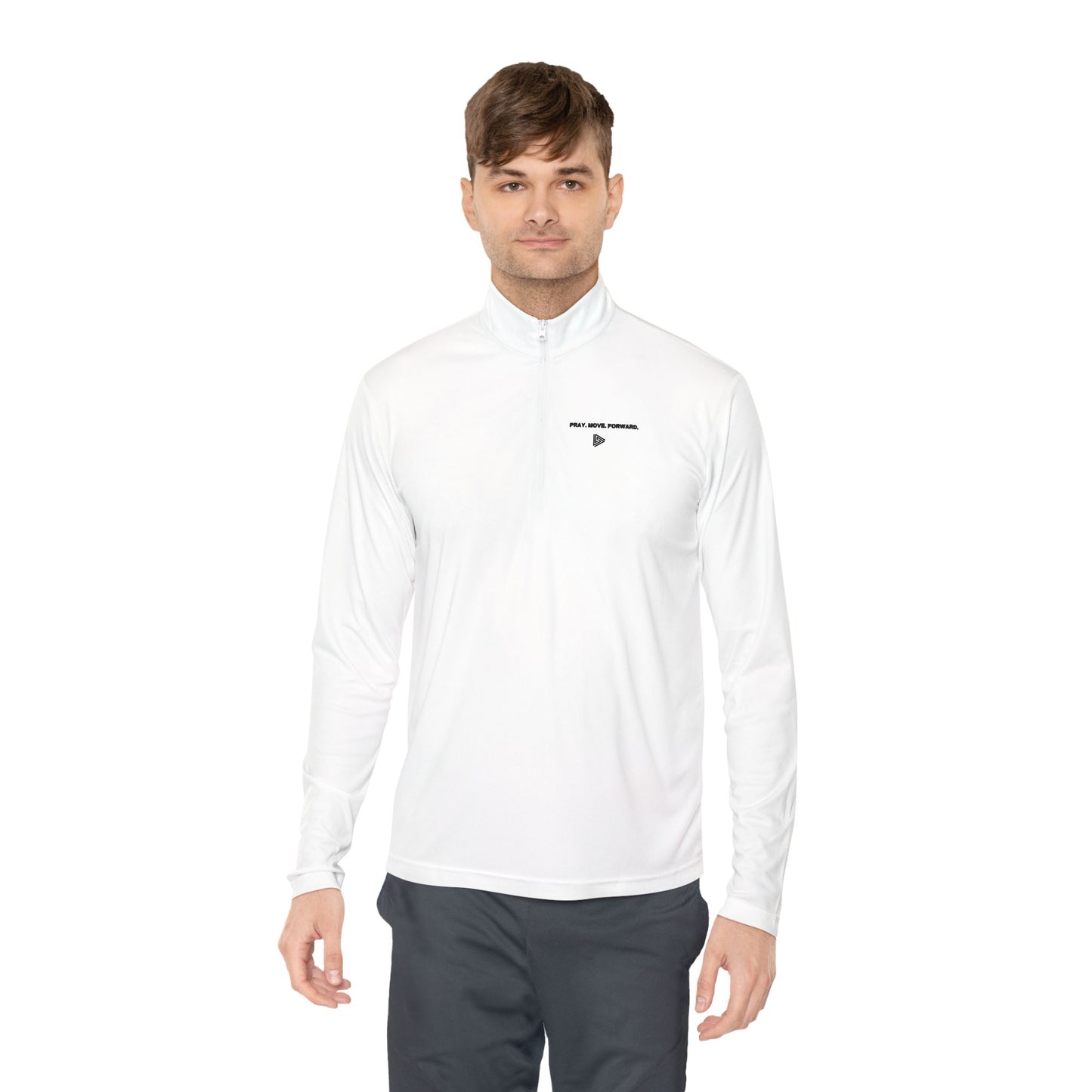 Pray Move Forward Unisex Quarter-Zip Pullover