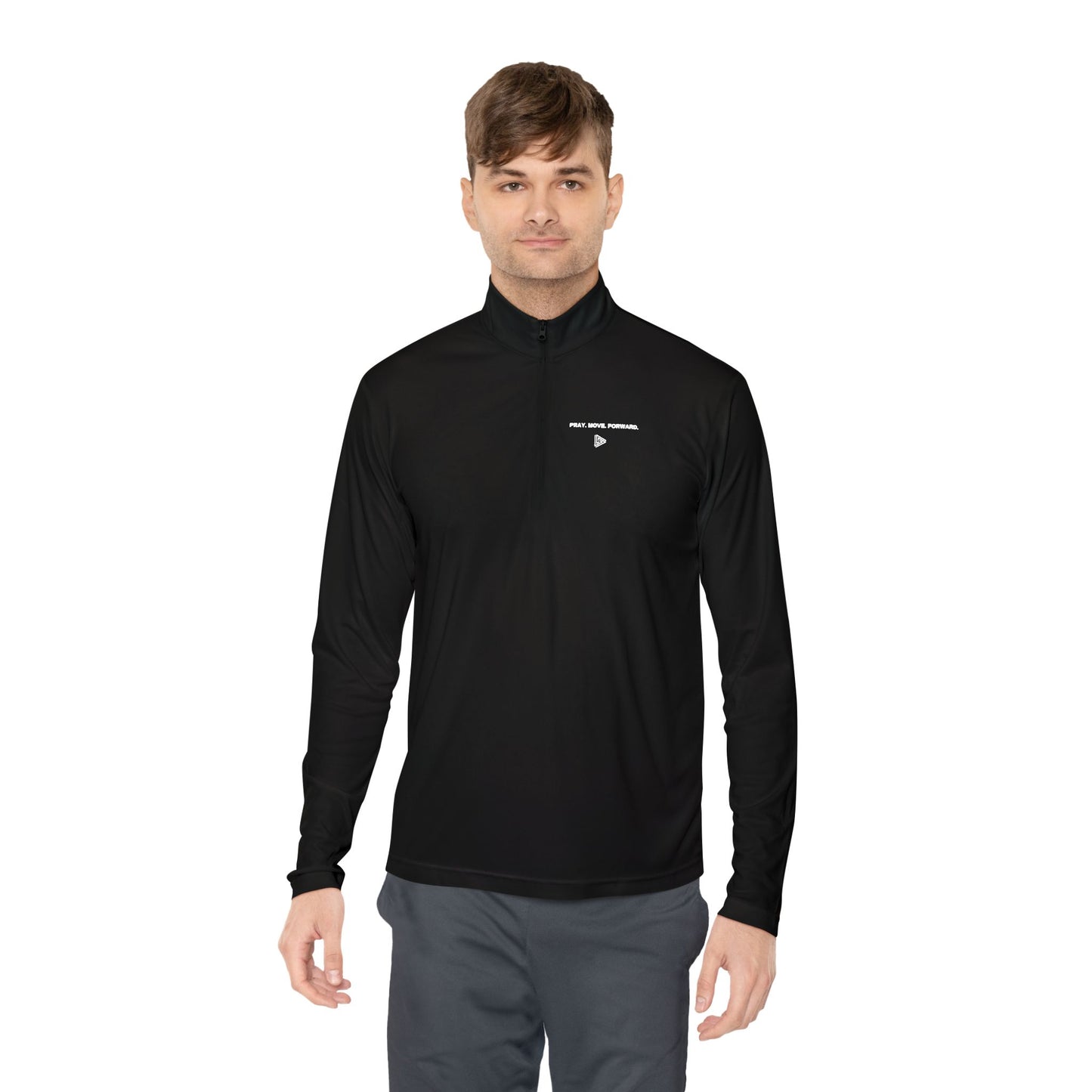 Pray Move Forward Unisex Quarter-Zip Pullover