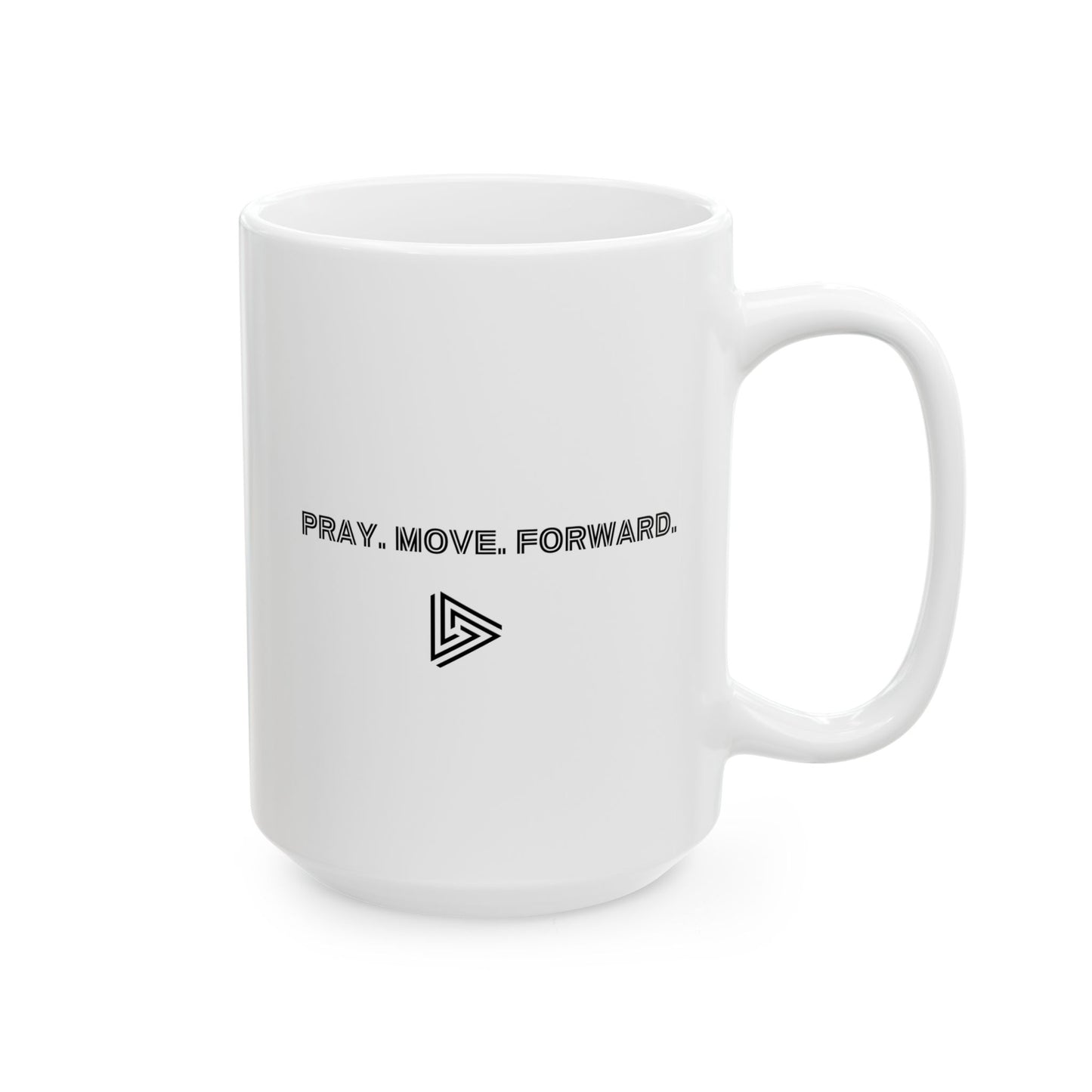 Pray Move Forward (Amb) Ceramic Mug, (11oz, 15oz)