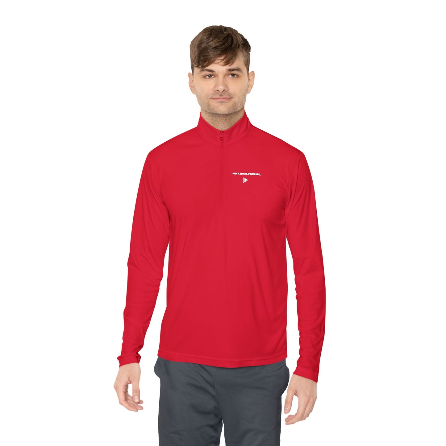 Pray Move Forward Unisex Quarter-Zip Pullover