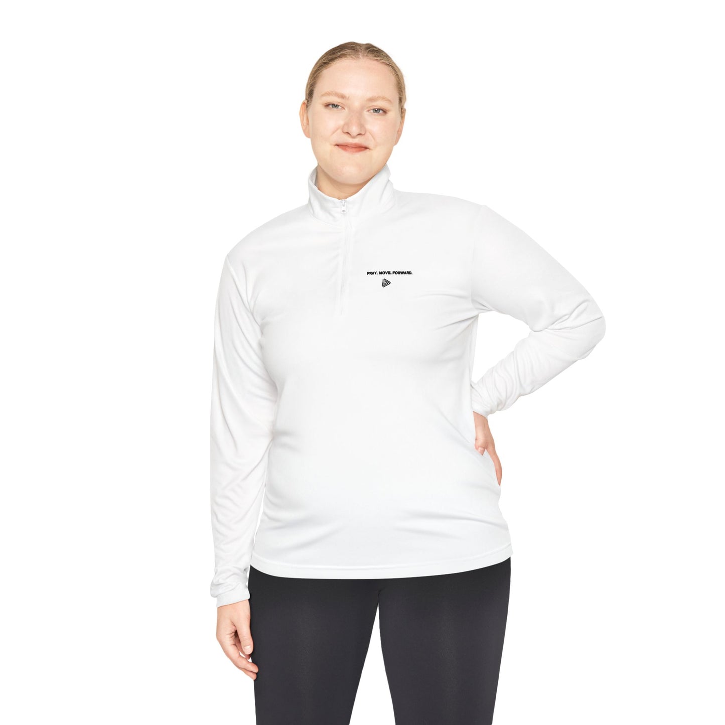 Pray Move Forward Unisex Quarter-Zip Pullover