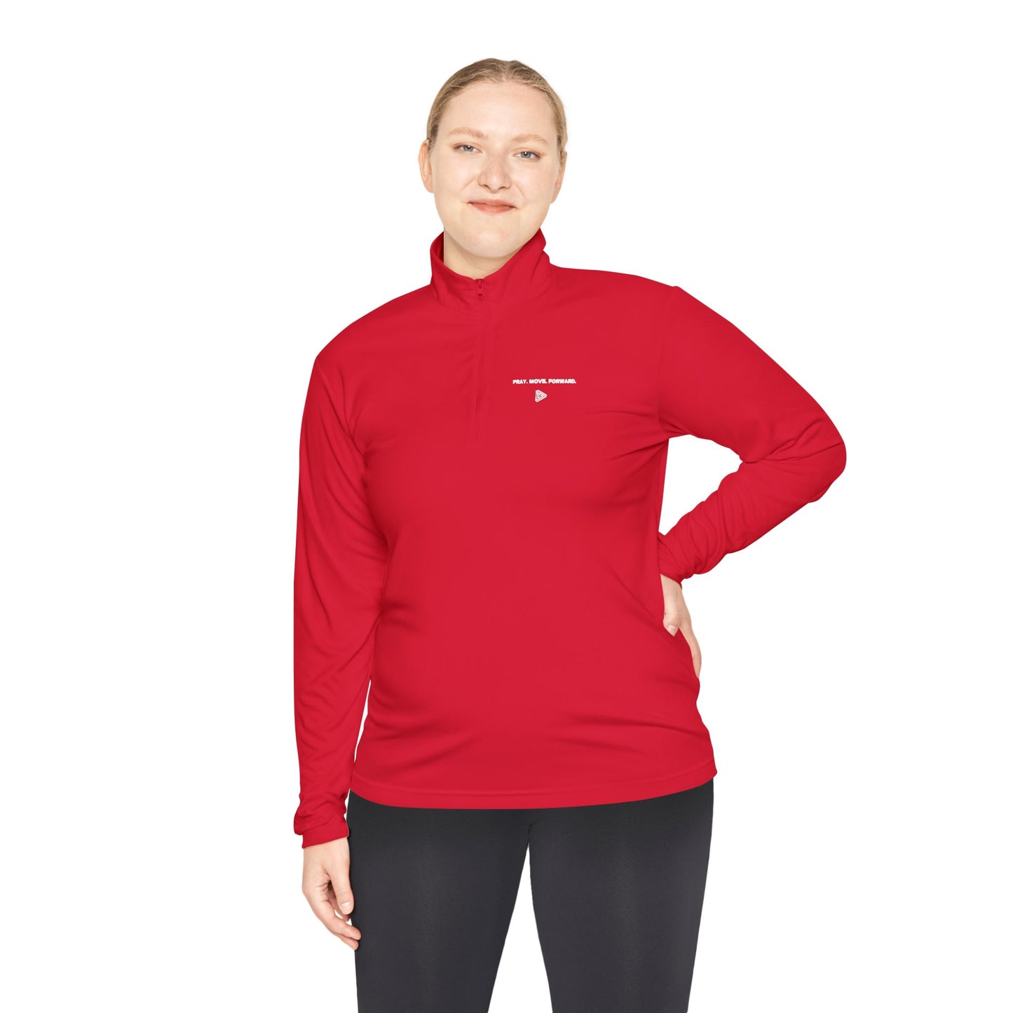 Pray Move Forward Unisex Quarter-Zip Pullover