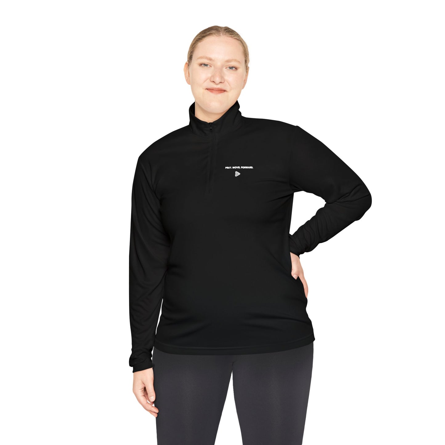 Pray Move Forward Unisex Quarter-Zip Pullover